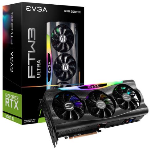 [12G-P5-3967-KR] EVGA Corp EVGA e-GeForce - 12G-P5-3967-KR - PCI Express 4.0 - NVIDIA - NVIDIA GEFORCE RTX 3080 TI - 12 GB - GDDR6X SDRAM - DisplayPort / HDMI