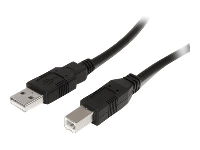 [USB2HAB30AC] StarTech.com Cable USB Activo de 10m para Impresora - 1x USB A Macho - 1x USB B Macho - Adaptador Negro - Cable USB - USB (M) a USB Tipo B (M) - USB 2.0 - 9.15 m - activo - negro - para P/N: ICUSB232D