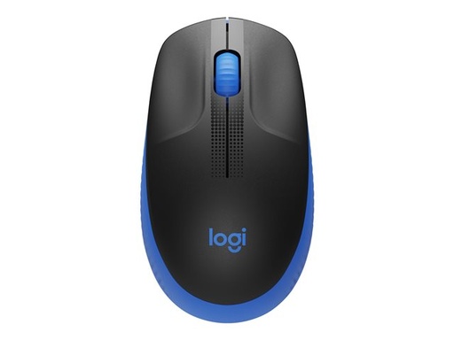 [910-005903] Logitech M190 - Ratón - óptico - 3 botones - inalámbrico - receptor inalámbrico USB - azul
