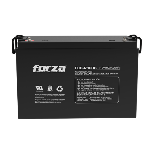 [FUB-12100A] Forza - Battery - DC 12 V - 100000 mAh - AGM