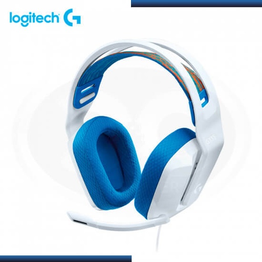 [981-001017] Logitech - G335 white - Headphones with microphone - Para Computer / Para Game console - Wired - 189x180x79mm 20Hz