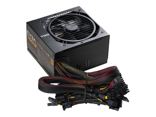 [100-B1-0700-K1] EVGA 700B Bronze - Fuente de alimentación (interna) - ATX12V / EPS12V - 80 PLUS Bronze - CA 100-240 V - 700 vatios