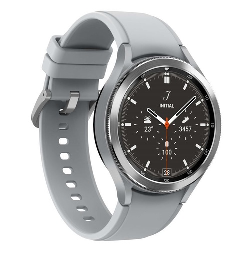 [SM-R890NZSALTA] Samsung Galaxy Watch 4 Classic - Reloj inteligente - Bluetooth - Plata
