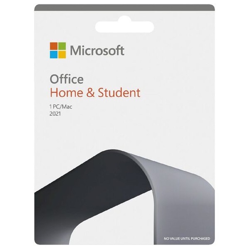[79G-05341] Microsoft Home and Student 2021 - Base License - 1 active user - Download - Windows / MacOS