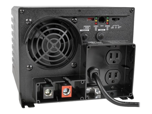 [APS1250] Tripp Lite 1250W APS 12VDC 120V Inverter / Charger w/ Auto Transfer Switching ATS 2 Outlets 5-15R - Convertidor de corriente CC a CA - 12 V - 1.25 kW - conectores de salida: 2 - Canadá, Estados Unidos