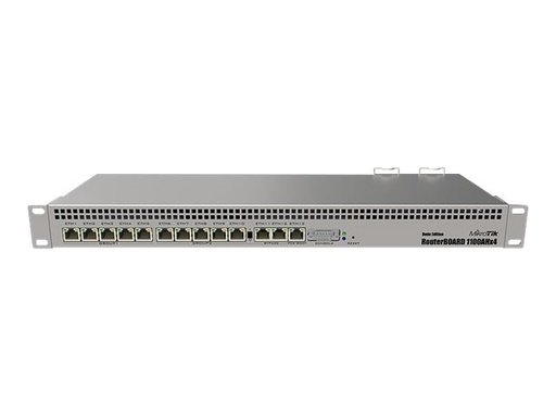 [RB1100Dx4] MikroTik RouterBOARD RB1100AHx4 - Dude Edition - router - conmutador de 13 puertos - GigE - montaje en rack