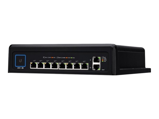 [USW-Industrial] Ubiquiti UniFi Switch USW-INDUSTRIAL - Conmutador - Gestionado - 8 x 10/100/1000 (PoE++) + 2 x 10/100/1000 - sobremesa - PoE++ (430 W)