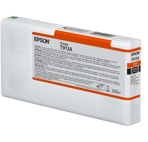 [T913A00] Epson T913 - 200 ml - naranja - original - cartucho de tinta - para SureColor P5000, SC-P5000
