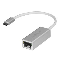 [US1GC30A] StarTech.com Adaptador de Red Gigabit USB-C - USB 3.1 Gen 1 (5 Gbps) - Plateado - Adaptador de red - USB-C - Gigabit Ethernet - plata