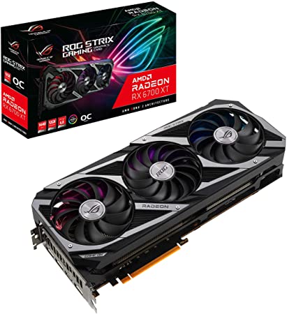 [ROG-STRIX-RX6700XT-O12G-GAMING] ASUS ROG-STRIX-RX6700XT-O12G-GAMING - OC Edition - tarjeta gráfica - Radeon RX 6700 XT - 12 GB GDDR6 - PCIe 4.0 - HDMI, 3 x DisplayPort