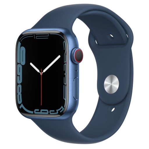 [MKN83LZ/A] Apple Watch Series 7 GPS - Smart watch - Blue - 45mm Aluminium-Case