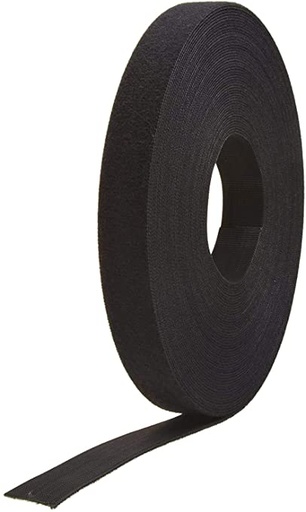 [189755] Velcro-Rollo del velcro de 20.3 mts negro y gris