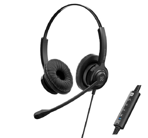 [KCH-911] Klip Xtreme - KCH-911 - Headset - Para Conference - Wired - On-Ear Vol-Mic
