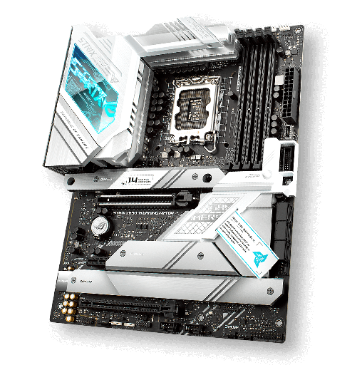 [ROGSTRIXZ690-FGAMINGWIFI] ASUS ROG STRIX Z690-F GAMING WIFI - Placa base - ATX - Socket LGA1700 - Z690 Chipset - USB-C Gen2, USB 3.2 Gen 1, USB 3.2 Gen 2, USB-C Gen 2x2 - 2.5 Gigabit LAN, Bluetooth, Wi-Fi - Tarjeta gráfica (CPU necesaria) - HD Audio (8-canales)