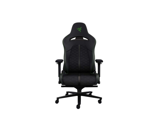 [RZ38-02840100-R3U1] Razer Iskur X - Silla - ergonómico - reposabrazos - inclinación - giratorio - piel PVC, metalizado electrostático, marco de metal, espuma modelada de alta densidad, plywood frame - negro, verde