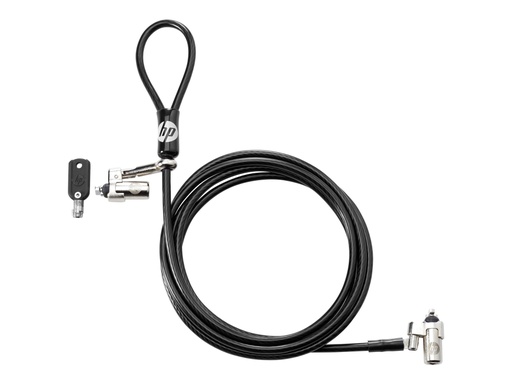 [1AJ39AA] HP Nano - Bloqueo de cable de seguridad - para Chromebook 11A G6, 11A G8, 11MK G9; Chromebook x360; ProBook x360; ZBook Fury 15 G8, 17 G8