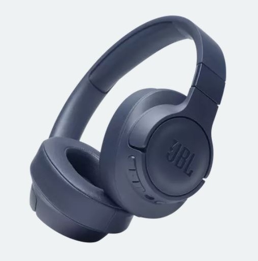 [JBLT760NCBLUAM] JBL TUNE 760NC - Auriculares con diadema con micro - tamaño completo - Bluetooth - inalámbrico, cableado - cancelación de sonido activo - conector de 3,5 mm - azul