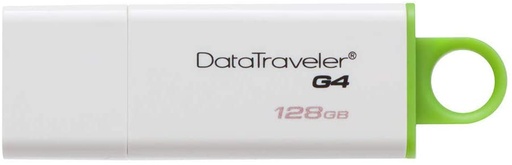 [KC-U2G128-5R] Kingston - USB flash drive - 128 GB - USB 3.0 - Plastic White-Yellow
