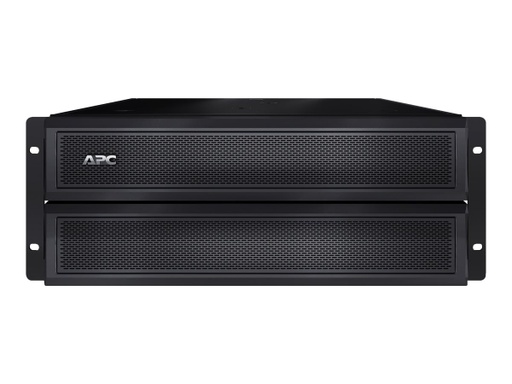 [SMX120BP] APC Smart-UPS X 120V External Battery Pack Rack/Tower - Caja para baterías (montaje en rack / externo) - 2 x baterías - Ácido de plomo - 4U - negro - para P/N: AR106SH6, AR109SH6, AR112SH6, AR3006, AR3006SP, AR3103, AR3103SP, AR3106, AR3106SP
