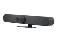 [960-001336] Logitech Rally Bar Mini - Dispositivo de vídeoconferencia - Certificado por Zoom, Certificado para Equipos de Microsoft - grafito