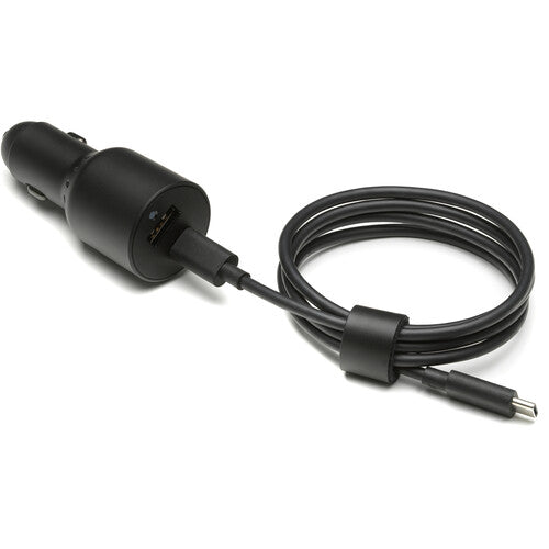 [CP.MA.00000426.01] DJI CCX260-65 - Adaptador de corriente para el coche - 65 vatios - 5 A - PD - 2 conectores de salida (USB, USB-C) - en el cable: USB-C - para Mavic 3