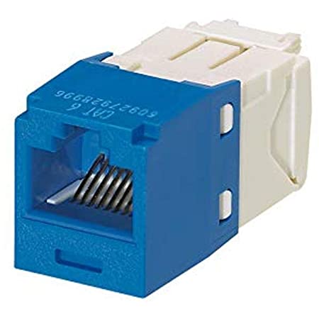 [CJ688TGBU] CONECTOR JACK RJ45 AZUL CAT6 PANDUIT