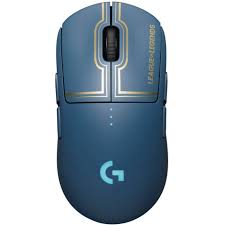 [910-006450] Logitech G PRO League of Legends Edition - Ratón - diestro y zurdo - óptico - 8 botones - inalámbrico, cableado - USB, LIGHTSPEED - receptor Logitech LIGHTSPEED - azul, oro