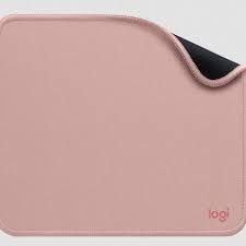 [956-000037] Logitech Studio Series - Alfombrilla de ratón - base de goma antideslizante, fácil deslizamiento, superficie resistente a salpicaduras - rosa oscuro