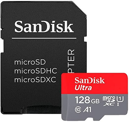 [SDSQUNR-128G-GN3MA] SanDisk - Flash memory card - microSDXC UHS-I Memory Card - 128 GB - W/ ADAPTER