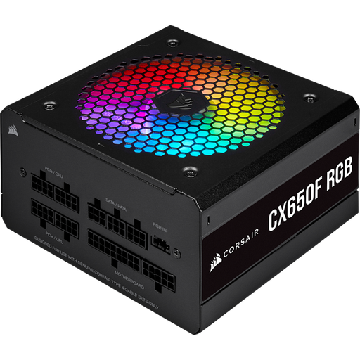 [CP-9020217-NA] Corsair Memory - Power supply - CX650F RGB Fully Mod