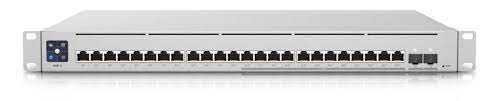 [USW-Enterprise-24-PoE] Ubiquiti UniFi Switch USW-Enterprise-24-PoE - Conmutador - L3 - Gestionado - 12 x 100/1000/2.5G (PoE+) + 12 x 10/100/1000 (PoE+) + 2 x 10 Gigabit SFP+ - montaje en rack - PoE+ (400 W)