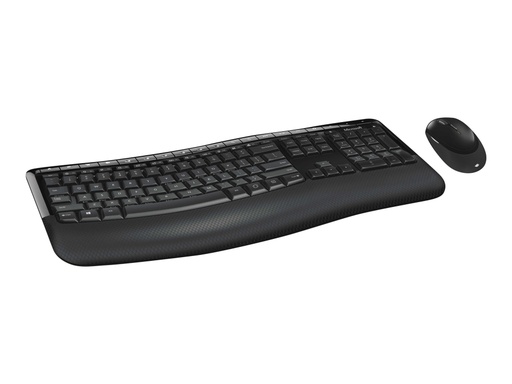 [PP4-00001] Microsoft Wireless Comfort Desktop 5050 - Juego de teclado y ratón - inalámbrico - 2.4 GHz - QWERTY - EE. UU. - negro