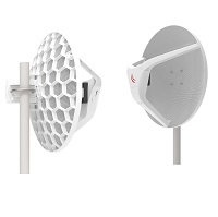 [RBLHGG-60adkit] MikroTik Wireless Wire Dish - Puente inalámbrico - GigE, 802.11ad (WiGig) - 802.11ad (WiGig) - 60 GHz - alimentación cc