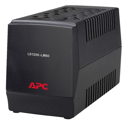 [LS600-LM60] APC Line-R - Regulador automático de voltaje - CA 120 V - 300 vatios - 600 VA - conectores de salida: 8 - negro