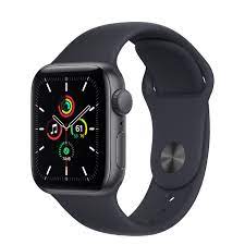 [MKQ13LL/A] Apple Watch SE (GPS) - 40 mm - aluminio gris espacial - reloj inteligente con pulsera deportiva - fluoroelastómero - medianoche - tamaño de la banda: Regular - 32 GB - Wi-Fi, Bluetooth - 30.49 g