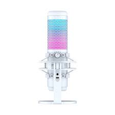 [519P0AA] HyperX - Microphone - Computer - Wired - QuadCast White