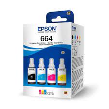 [T664520-4P] Epson - T664520-4 - Ink tank - Color - Pack full set L120 L
