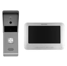 [DS-KIS203T] Hikvision DS-KIS203T - Sistema de intercomunicación de vídeo - cableado - 7" monitor LCD - 1 cámara(s) - CMOS