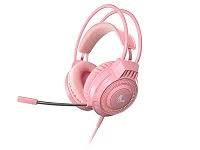 [XTH-564] Xtech - XTH-564 - Headset - Para Computer / Para Game console - Wired - 3.5mm+USB Pink