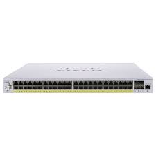 [CBS350-48FP-4G-NA] Cisco Business 350 Series 350-48FP-4G - Conmutador - L3 - Gestionado - 48 x 10/100/1000 (PoE+) + 4 x 1 Gigabit Ethernet SFP+ - montaje en rack - PoE+ (740 W)