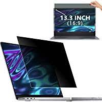 FILMEXT-Pantalla de privacidad para laptop de 13.3 pulgadas, filtro de protección de privacidad para laptop de 13.3 pulgadas Asus/13.3 pulgadas Acer/13.3 HP/Dell/Toshiba 16:9, antiespía, antirreflejos, bloquea el 99% UV y luz azul, protector de pantalla de privacidad mate