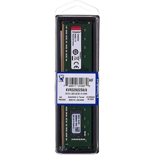 [MEMPC502] MEMORIA KINGSTON 8GB 3200MHZ DDR4 U-DIMM
