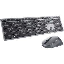 [KM7321WGY-US] Dell Premier Multi-Device KM7321W - Juego de teclado y ratón - inalámbrico - 2.4 GHz, Bluetooth 5.0 - QWERTY - inglés - gris titanio - para Dell 3260 Compact; Chromebook 3110; Latitude 9420 2-in-1