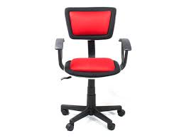 [QZY-0613R] Manager Chair w/Arm Rest (Roma) - Red