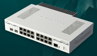[CCR2004-16G-2S+PC] CCR2004-16G-2S+PC- Mikrotik CCR2004-16G-2S+Router Ethernet para PC, 16 puertos Gigabit Ethernet, 2 jaulas SFP+ de 10 G