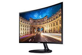 [LC24F390FHNXZA] Samsung CF390 Series C24F390FHN - LED monitor - curved - 24" (23.5" viewable) - 1920 x 1080 Full HD (1080p) - VA - 250 cd/m² - 3000:1 - 4 ms - HDMI, VGA - high glossy black