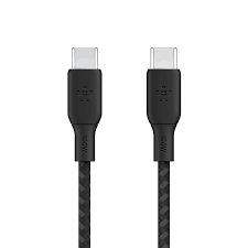 [CAB014BT2MBK] Belkin BOOST CHARGE - Cable USB - 24 pin USB-C (M) a 24 pin USB-C (M) - 2 m - negro - para Apple 10.9-inch iPad Air; Google Pixel 5, Pixel 6; Samsung Galaxy Note20, S21, S21 5G, S22