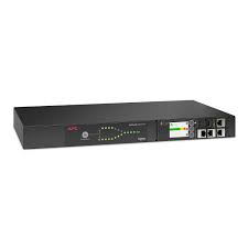 [AP4433A] APC Netshelter Rack Automatic Transfer Switch AP4433A - Interruptor redundante (montaje en bastidor) - CA 208 V - 3300 VA - 1 fase - USB, Ethernet 10/100/1000 - conectores de salida: 12 - 1U - 2.44 m cable - negro