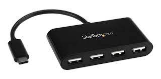 [ST4200MINIC] StarTech.com Hub Concentrador USB-C a USB A de 4 Puertos - Ladrón Adaptador USB Tipo C a USB A de 4 Puertos - USB 2.0 - Hub - 4 x USB 2.0 - sobremesa