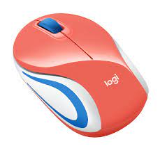 [910-005360] Logitech M187 - Ratón - óptico - 3 botones - inalámbrico - 2.4 GHz - receptor inalámbrico USB - azul